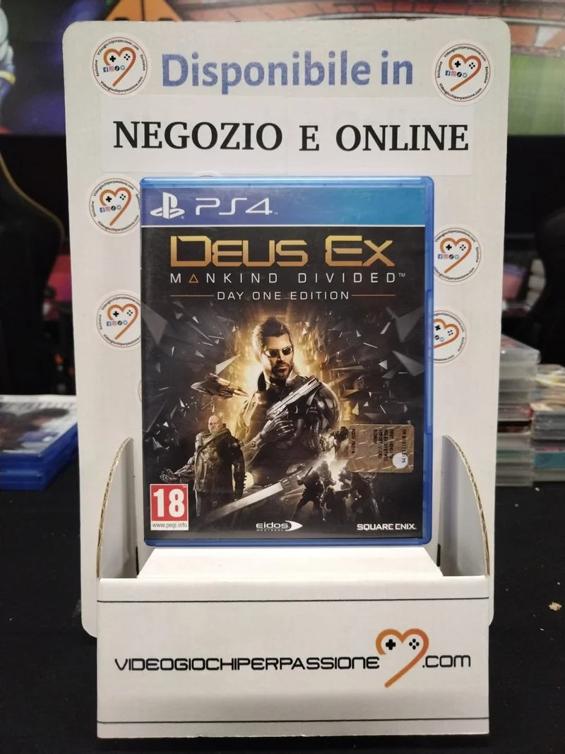 Deus Ex: Mankind Divided - Day-One Edition - PlayStation 4 (usato garantito)(ver. ita.)