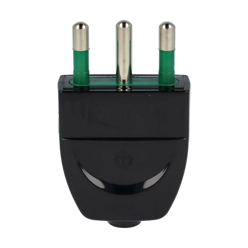 VIMAR 00202 - Spina 2P+T 16A di tipo S17 con cavo assiale, nera