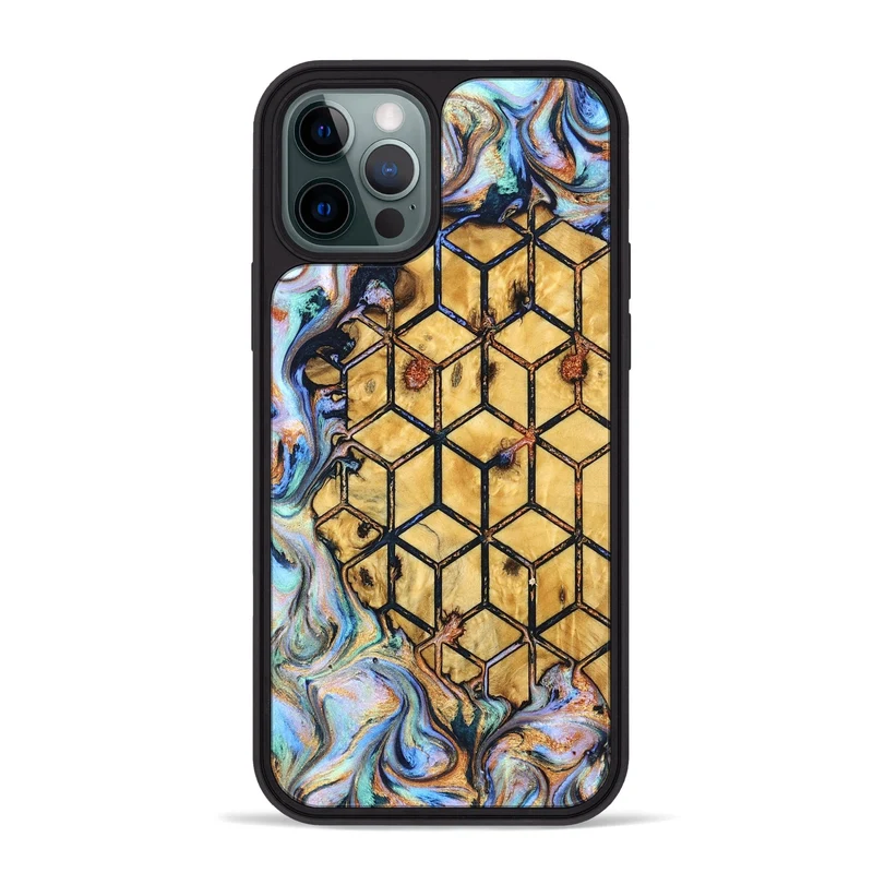 iPhone 12 Pro Max Wood Phone Case - Jaycee (Pattern, 830116)