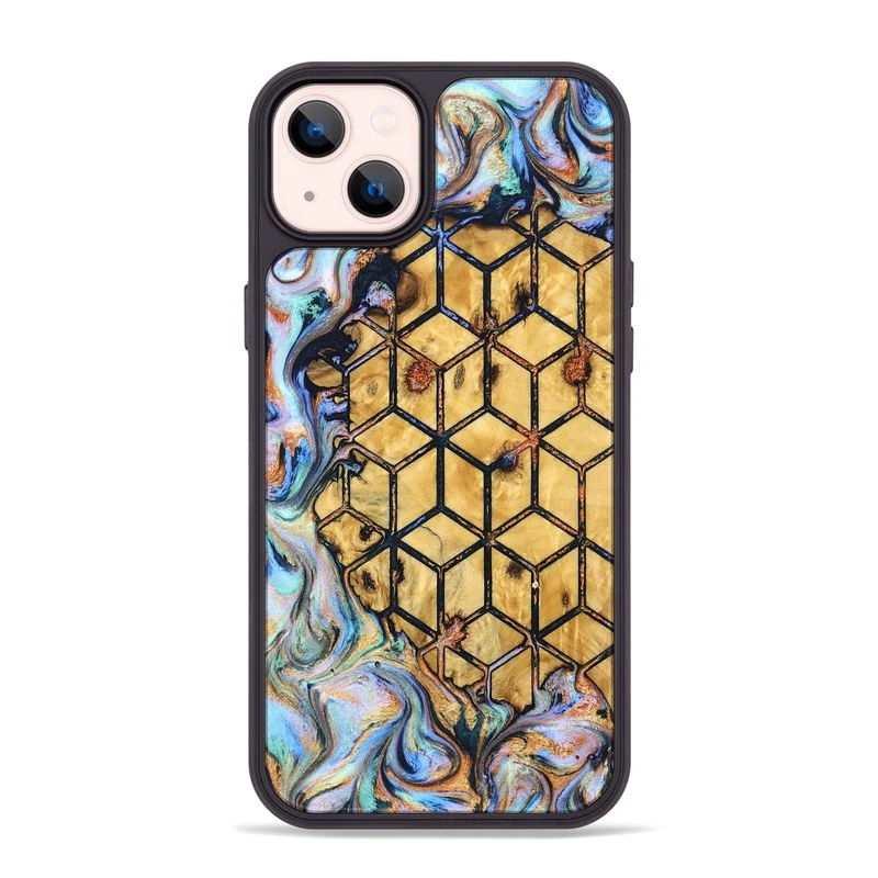 iPhone 14 Plus Wood Phone Case - Jaycee (Pattern, 830116)