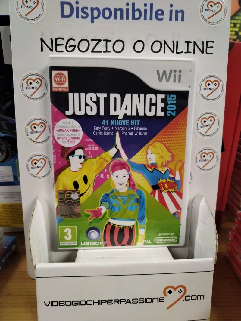JUST DANCE 2015 NINTENDO WII (versione italiana)(usato garantito)