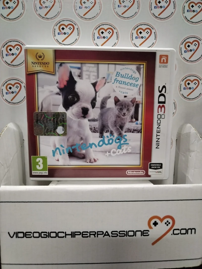 Nintendogs + Cats :Bulldog Francese Nintendo 3DS (usato garantito)(ver. italiana)