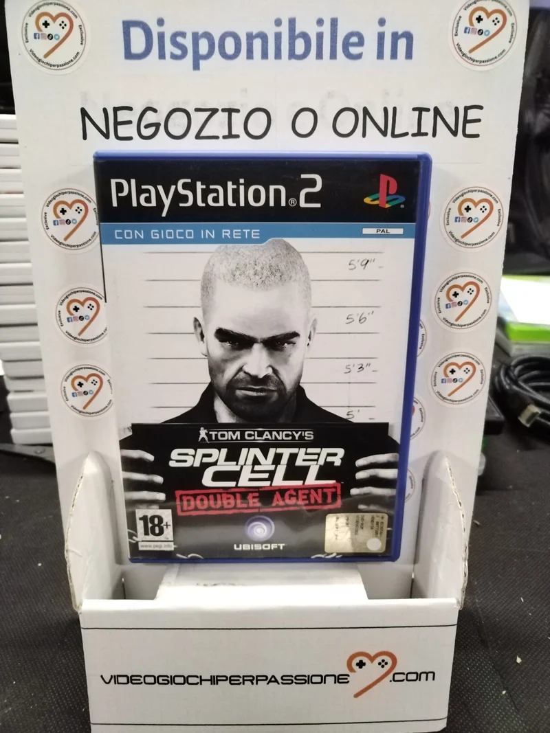 Tom Clancy’s Splinter Cell Double Agent PS2 (usato garantito)(ver. italiana)