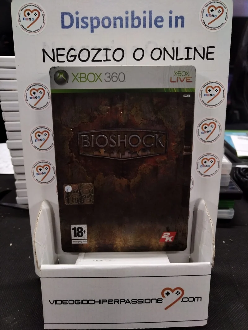 Bioshock XBOX 360 -EDIZIONE STEELBOOK-(usato garantito)(ver. italiana)