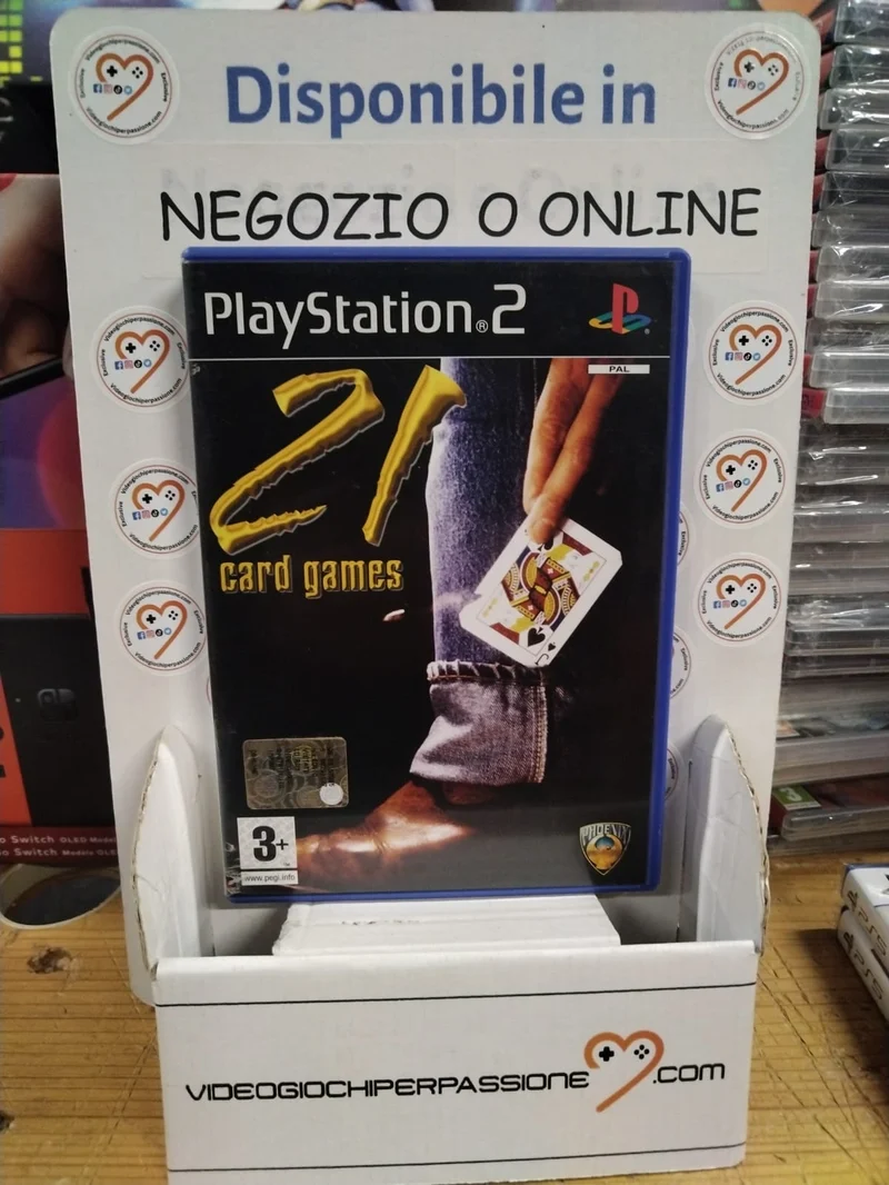 21 card games PS2 (usato garantito)(ver. italiana)