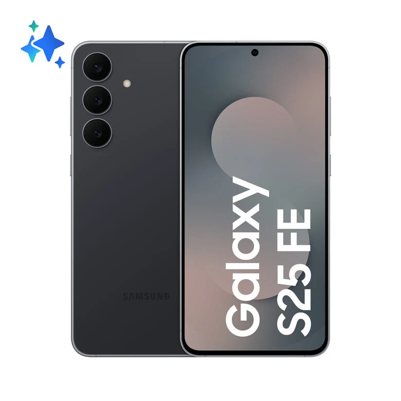 Samsung Galaxy S25 FE, Smartphone AI, Display Dynamic AMOLED 2X 6.7'', Fotocamera 50MP, 8GB RAM, 256GB, Batteria 4.900 mAh, Jetblack