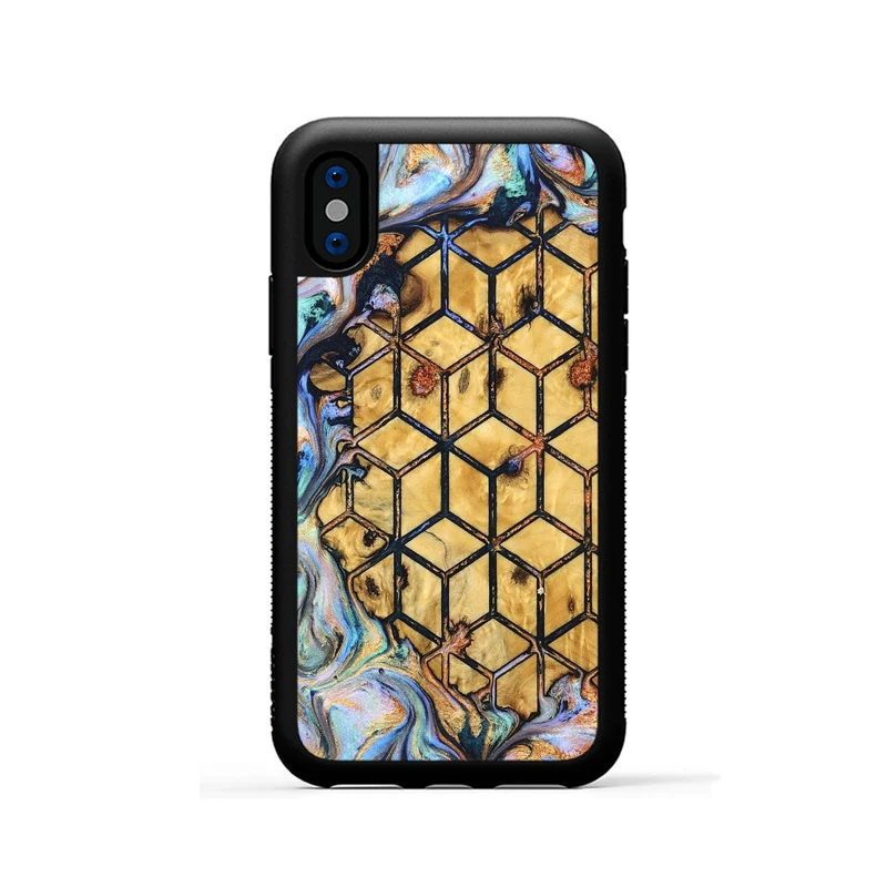 iPhone Xs Wood Phone Case - Jaycee (Pattern, 830116)