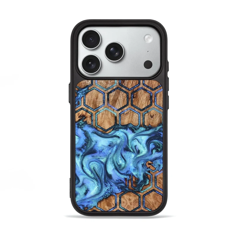 iPhone 18 Pro Wood Phone Case - Lige (Pattern, 830110)