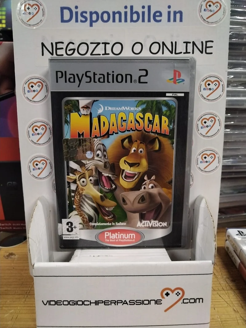 Madagascar PS2 (usato garantito)(completamente in italiano)