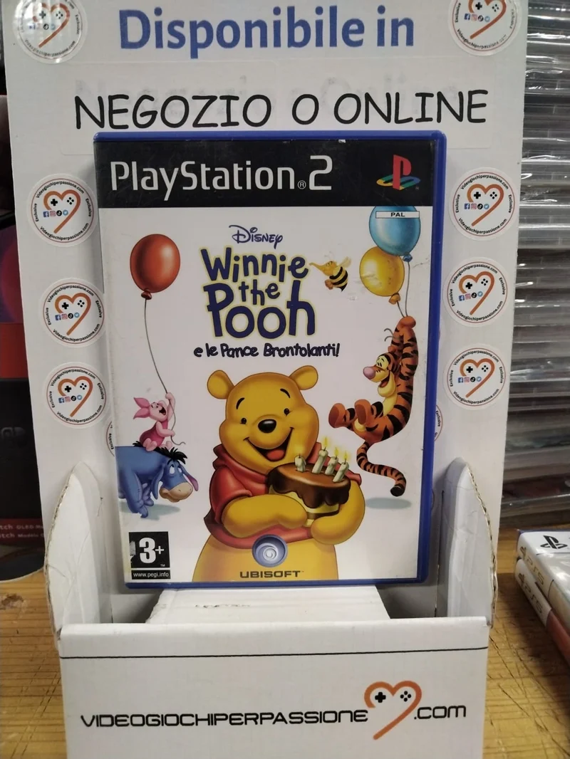 Disney Winnie the Pooh e le pance brontolanti! PS2 (usato garantito)(ver. italiana)