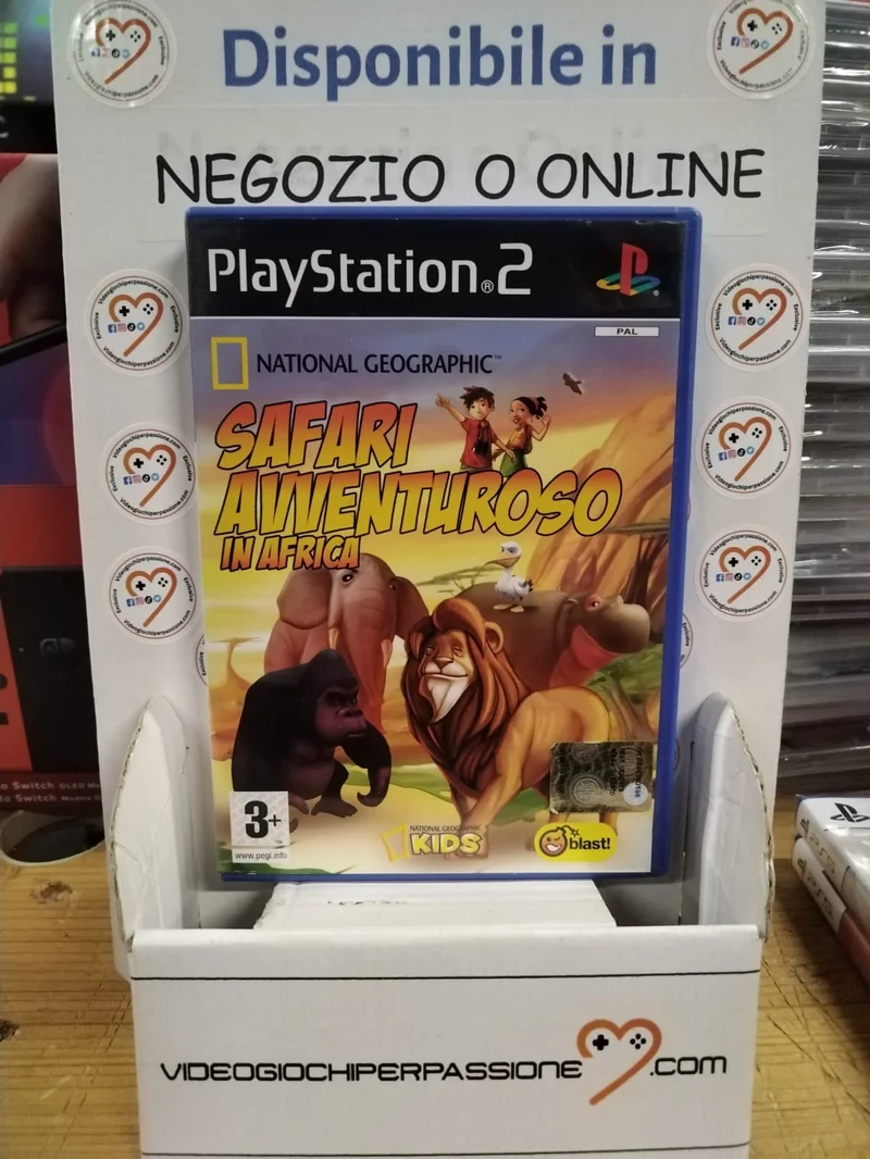 national geographic safari avventuroso in africa PS2 (usato garantito)(ver. italiana)