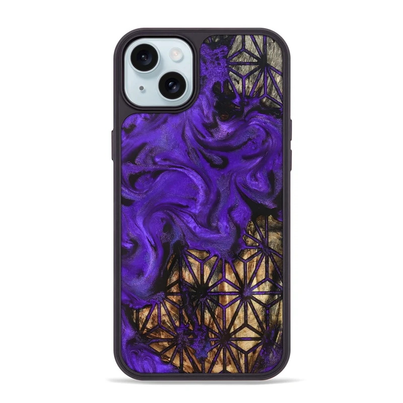 iPhone 15 Plus Wood Phone Case - Clora (Pattern, 830092)