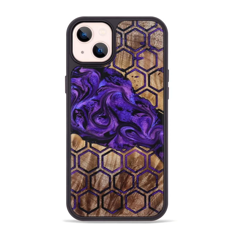 iPhone 14 Plus Wood Phone Case - Juana (Pattern, 830107)