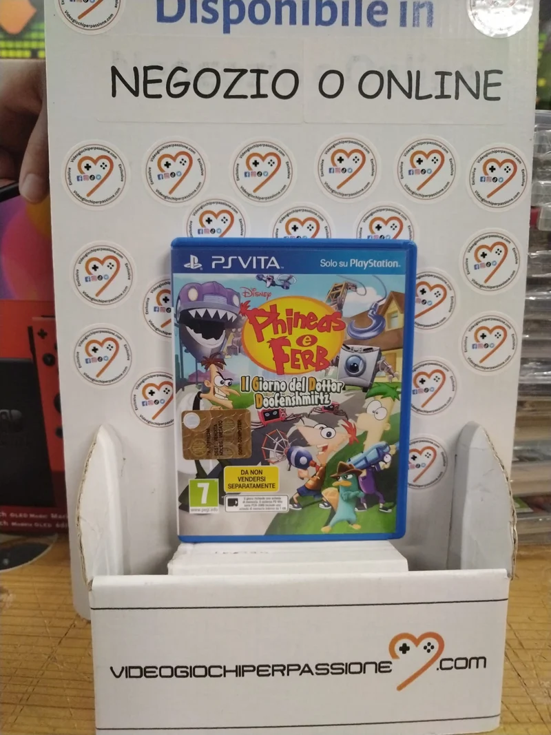 Phineas e Ferb: il Giorno del Dottor Doofenshmirtz PS Vita (usato garantito)(ver. italiana)
