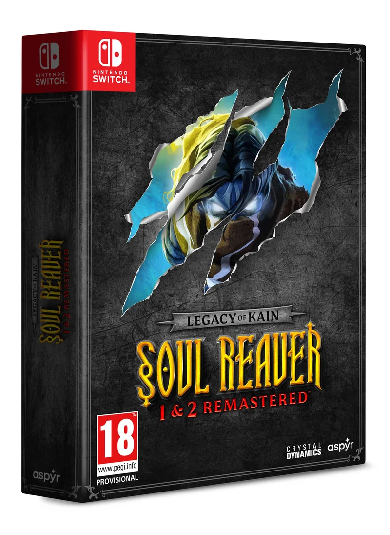 Legacy of Kain Soul Reaver 1 e 2 Remastered Nintendo Switch Deluxe Edition Edizione Europea