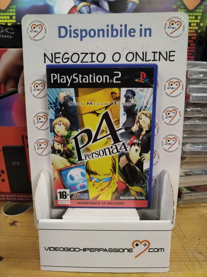 Persona 4-Shin Megami Tensei - Playstation 2 (usato garantito)(ver. inglese)