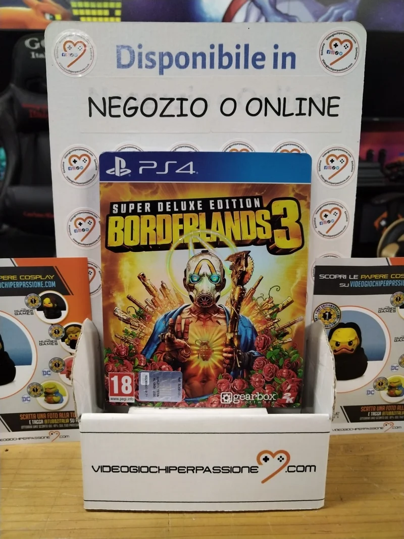 Borderlands 3 super deluxe edition PS4 (usato garantito)(ver. italiana)