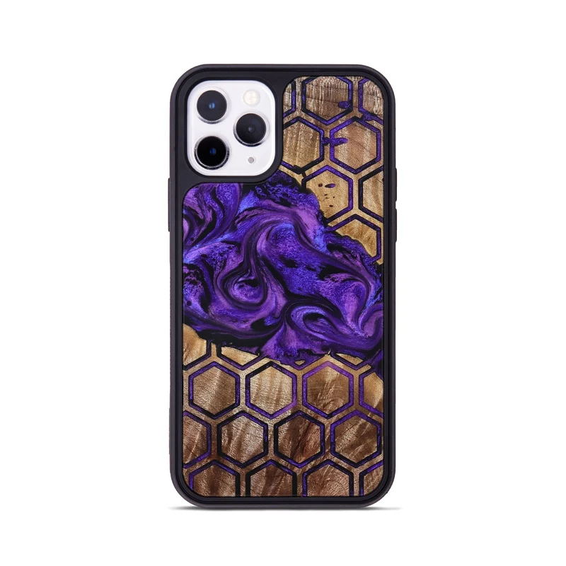 iPhone 11 Pro Wood Phone Case - Juana (Pattern, 830107)
