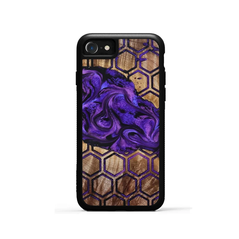 iPhone SE Wood Phone Case - Juana (Pattern, 830107)