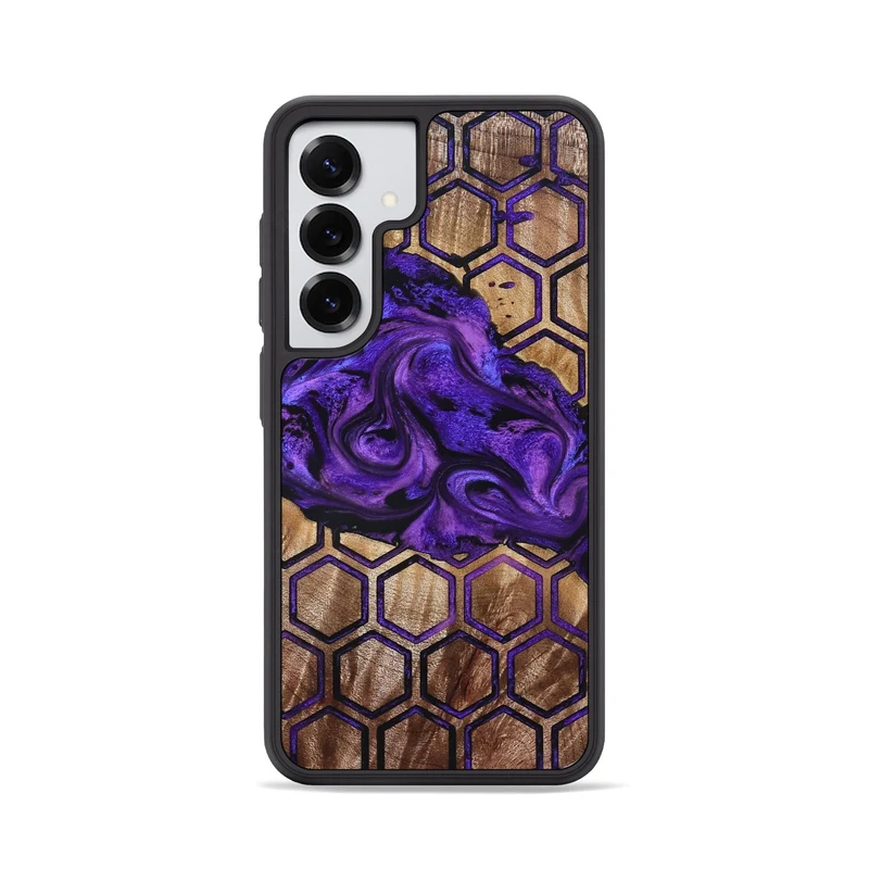 Galaxy S25 Wood Phone Case - Juana (Pattern, 830107)