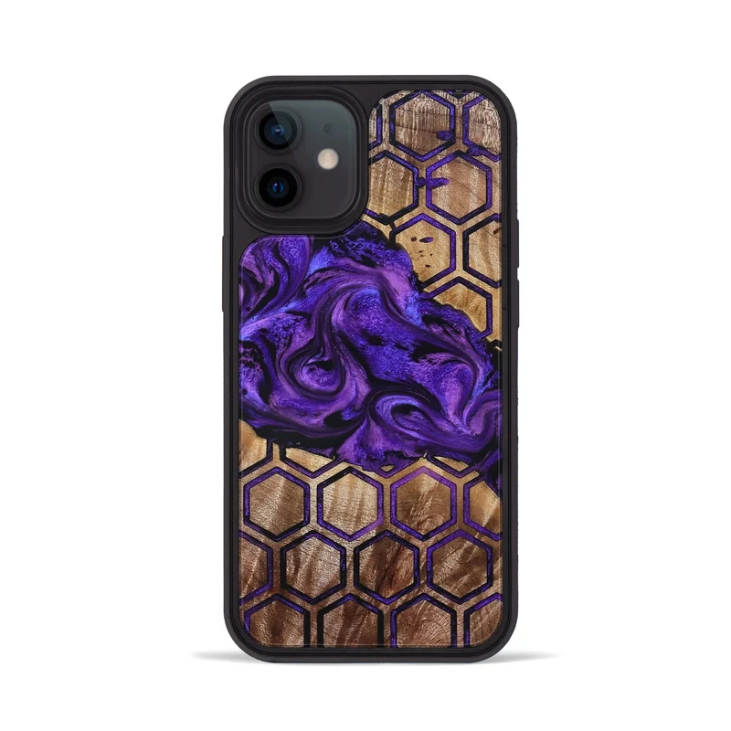 iPhone 12 Wood Phone Case - Juana (Pattern, 830107)
