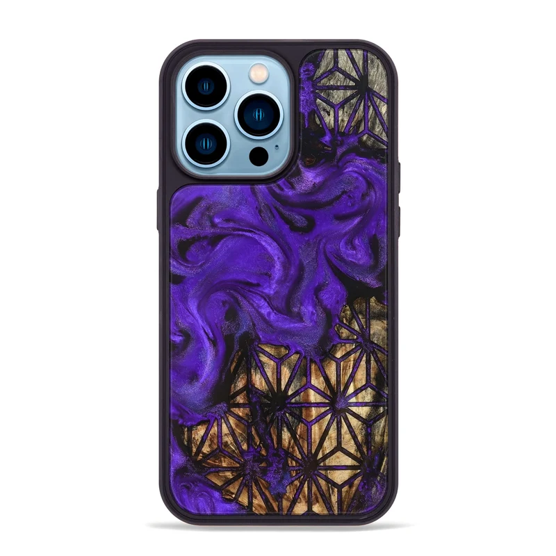 iPhone 14 Pro Max Wood Phone Case - Clora (Pattern, 830092)