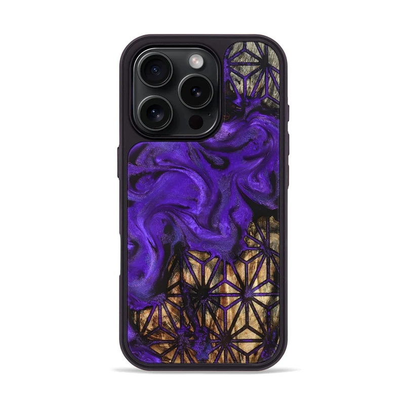 iPhone 16 Pro Wood Phone Case - Clora (Pattern, 830092)