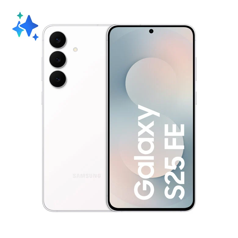 Samsung Galaxy S25 FE, Smartphone AI, Display Dynamic AMOLED 2X 6.7'', Fotocamera 50MP, 8GB RAM, 256GB, Batteria 4.900 mAh, White