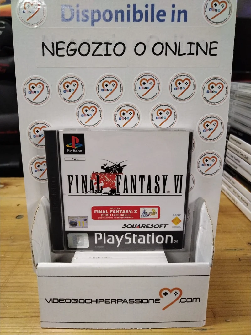 FINAL FANTASY VI PS1 (completo)(usato)(ver. italiana)
