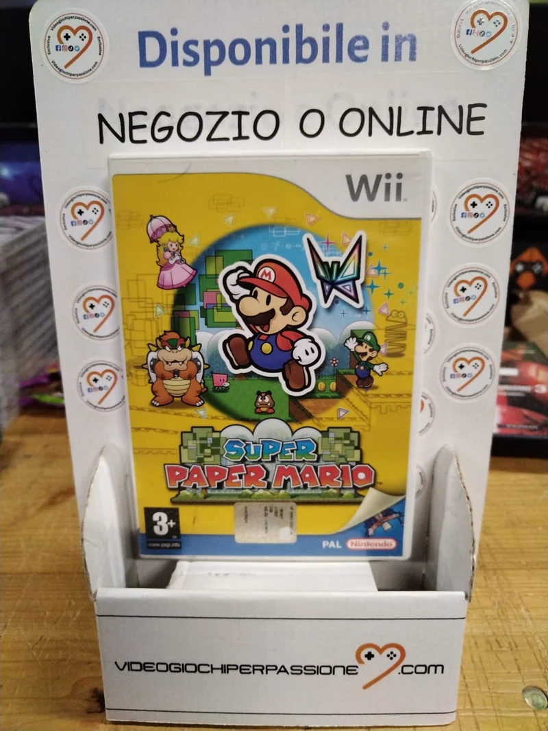 Super Paper Mario Nintendo WII (usato garantito)(ver. italiana)