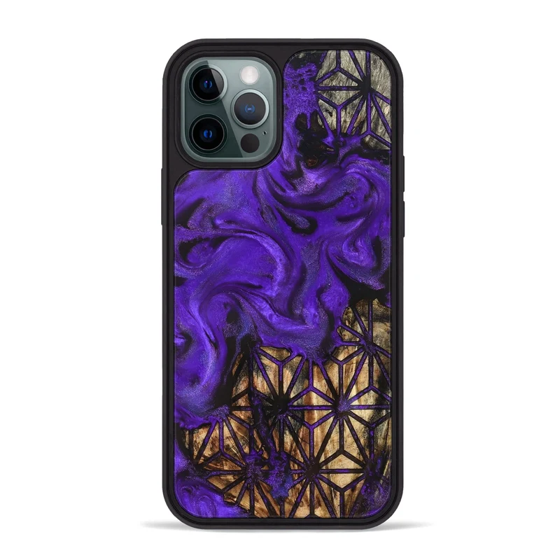 iPhone 12 Pro Max Wood Phone Case - Clora (Pattern, 830092)
