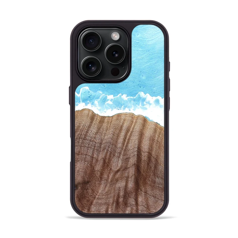 iPhone 16 Pro Wood Phone Case - Akeem (Coastal, 830070)