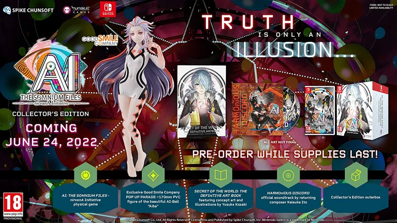 AI: THE SOMNIUM FILES - nirvanA Initiative - Collector's Edition Nintendo Switch Edizione Europea