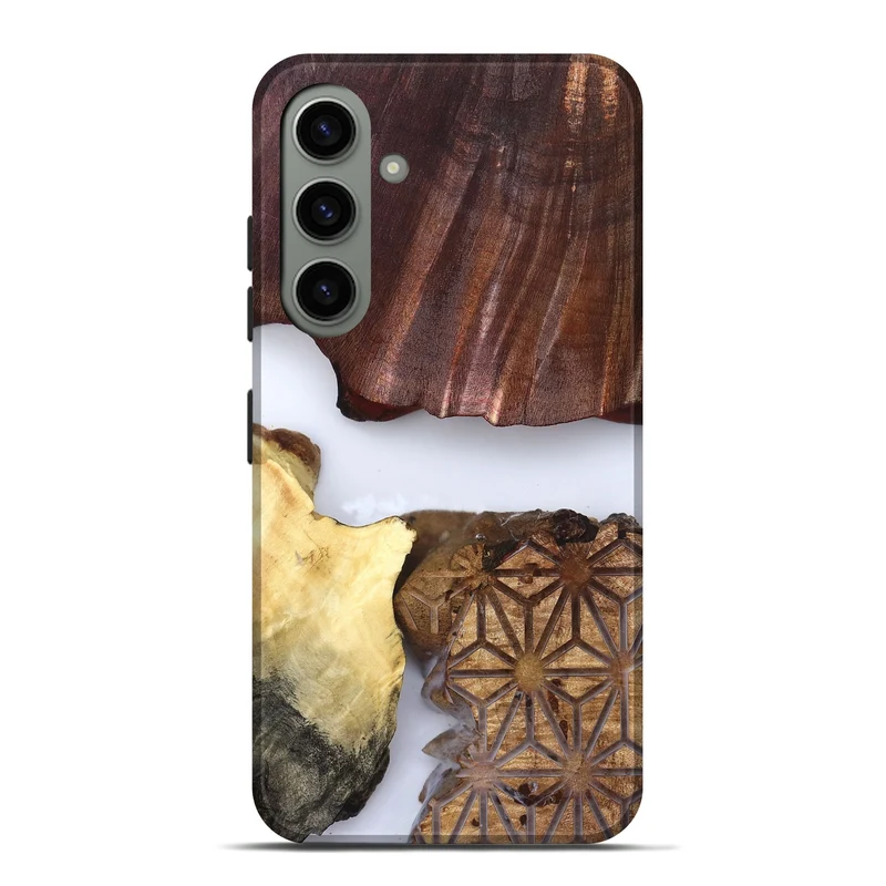 Galaxy S24 Plus Wood Live Edge Phone Case - Deanna (Clear, 829796)
