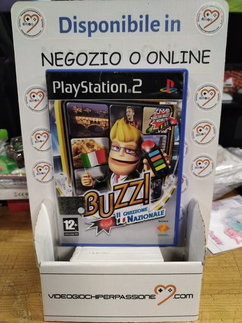 BUZZ! IL QUIZZONE NAZIONALE PS2 (usato)(ver. italiana)