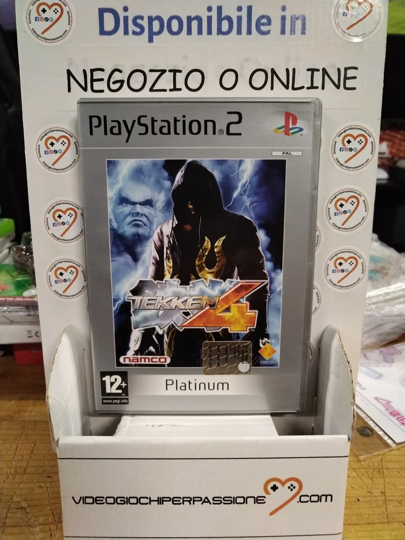 TEKKEN 4 PLAYSTATION 2 PLATINUM versione italiana (usato garantito)