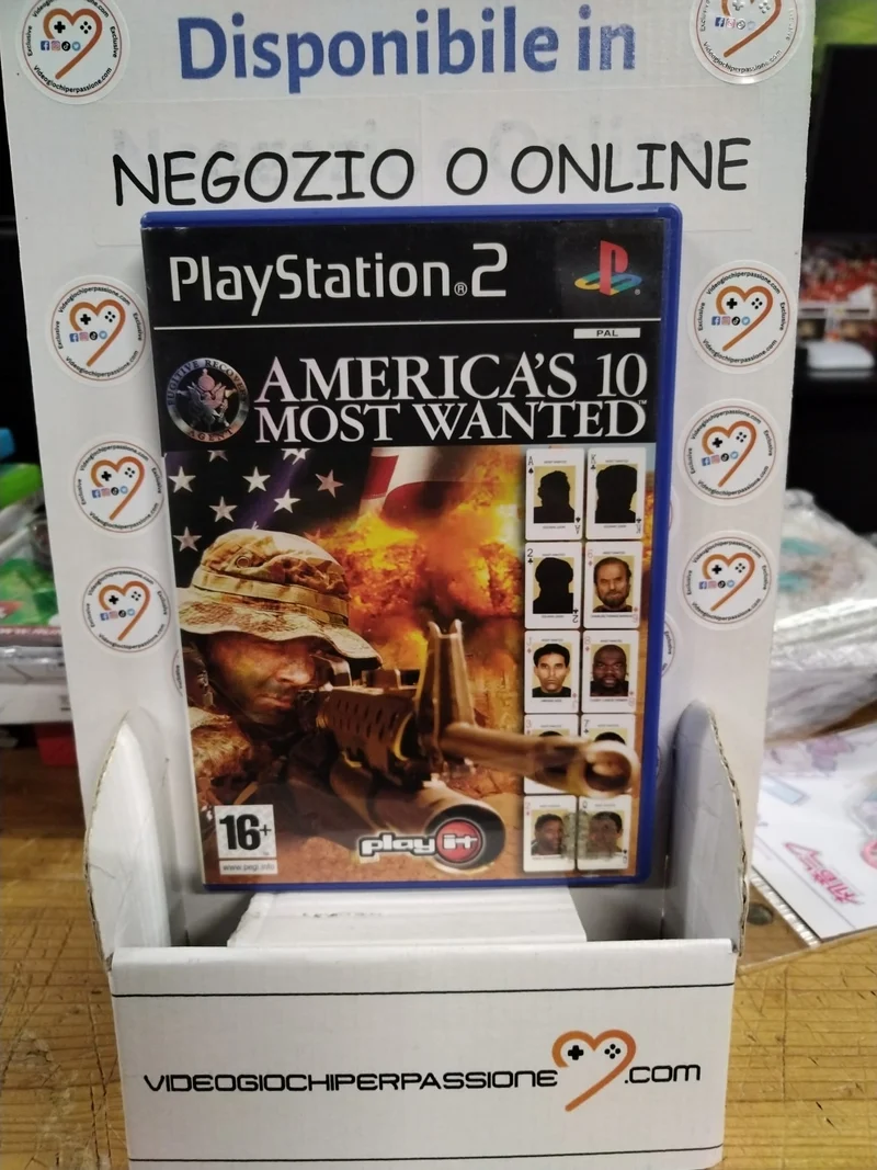 AMERICA'S 10 MOST WANTED PS2 (usato garantito)(versione italiana)