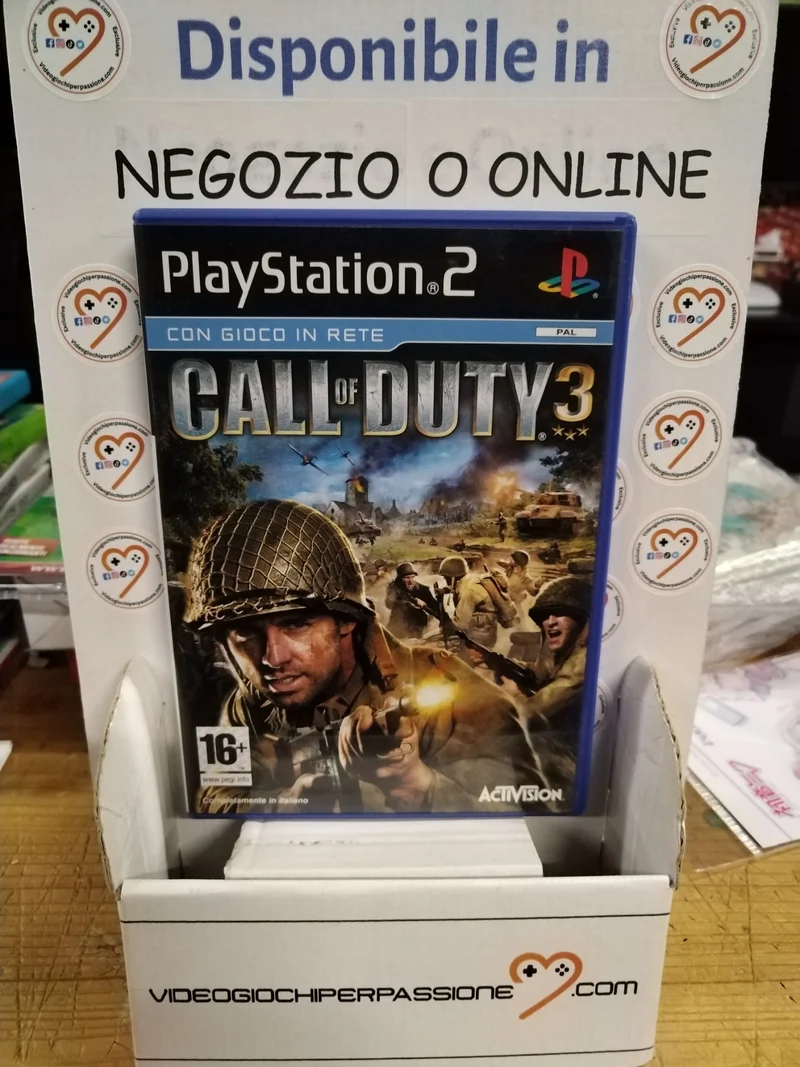 CALL OF DUTY 3 PS2 (usato garantito)(completamente in italiano)