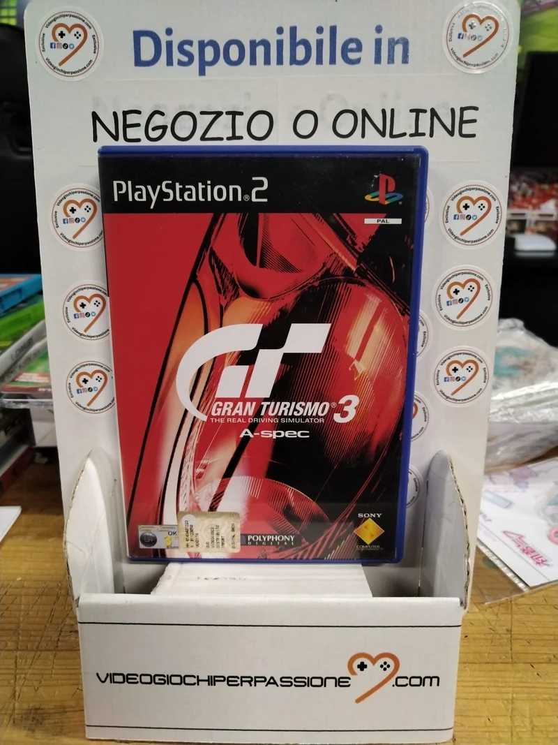 GRAN TURISMO 3 A-SPEC PS2 (usato garantito)(ver. europea)