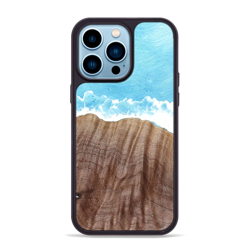 iPhone 14 Pro Max Wood Phone Case - Akeem (Coastal, 830070)