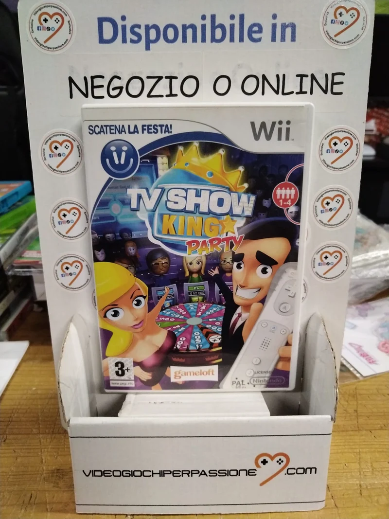 TV SHOW KING PARTY NINTENDO WII (usato garantito)(ver. italiana)