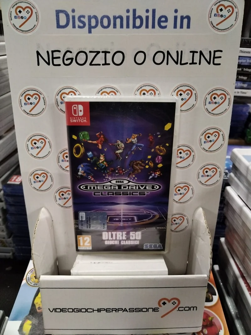 SEGA MEGA DRIVE CLASSIC NINTENDO SWITCH EDIZIONE ITALIANA