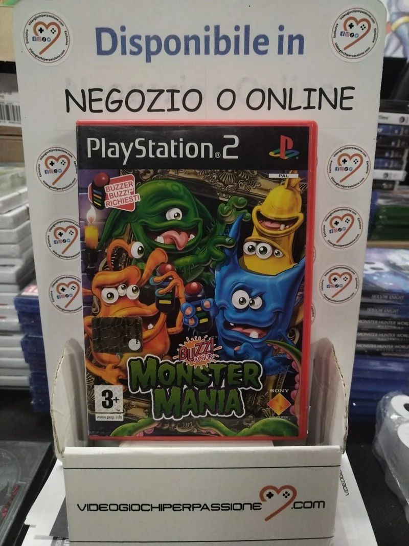 BUZZI JUNIOR MONSTER MANIA PS2 (usato garantito)