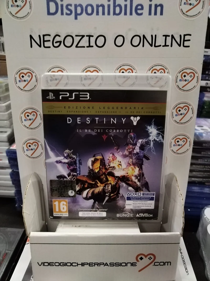 DESTINY il re cei corrotti PLAYSTATION 3 edizione leggendaria VER. ITALIANA USATO GARANTITO