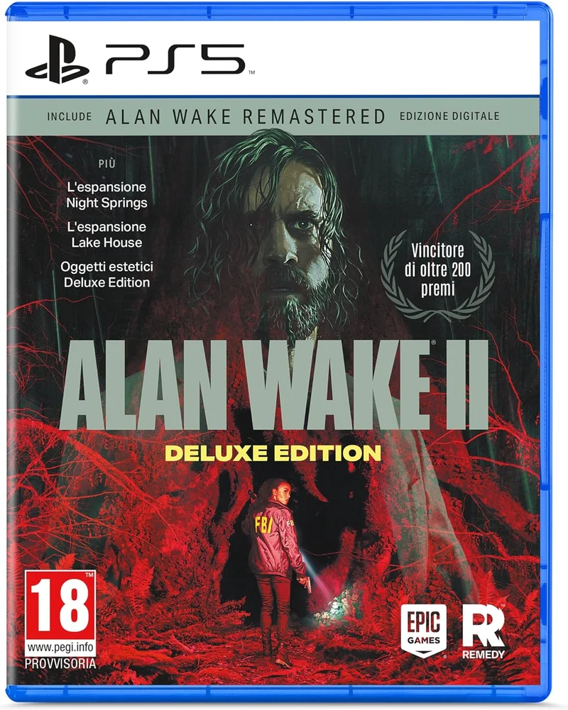 Alan Wake 2 Deluxe Edition Playstation 5 Edizione Europea