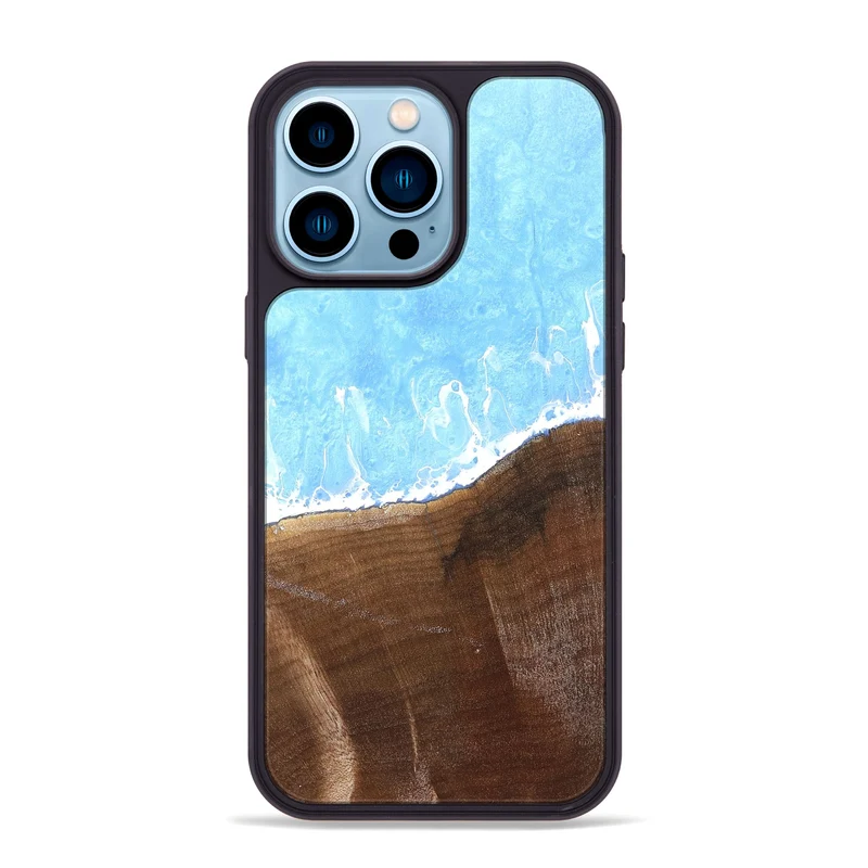 iPhone 14 Pro Max Wood Phone Case - Jeramie (Coastal, 830068)
