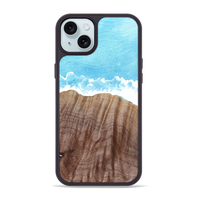iPhone 15 Plus Wood Phone Case - Akeem (Coastal, 830070)