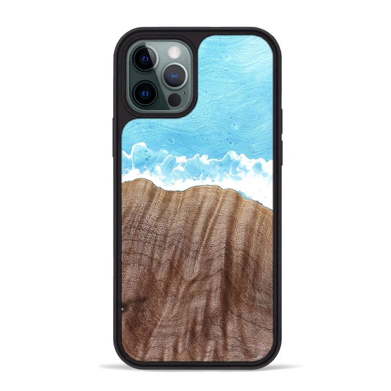 iPhone 12 Pro Max Wood Phone Case - Akeem (Coastal, 830070)