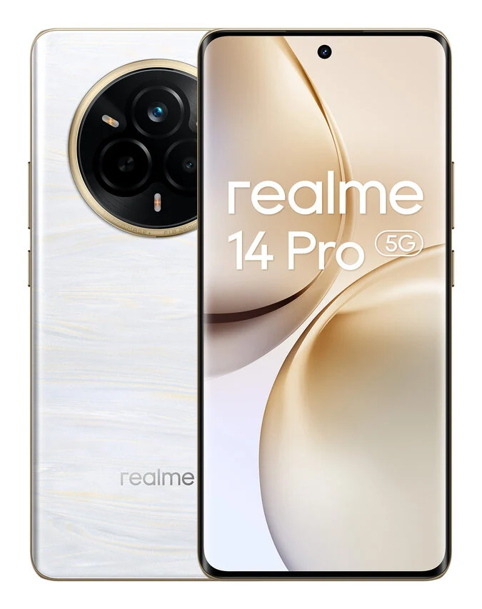 realme 14 Pro 5G 17,2 cm (6.77") Doppia SIM Android 15 USB tipo-C 12 GB 512 GB 6000 mAh Bianco