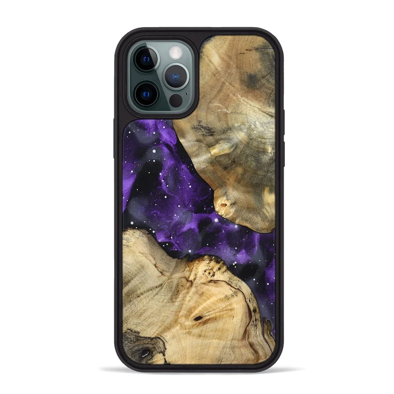 iPhone 12 Pro Max Wood Phone Case - Aliya (Cosmos, 830054)